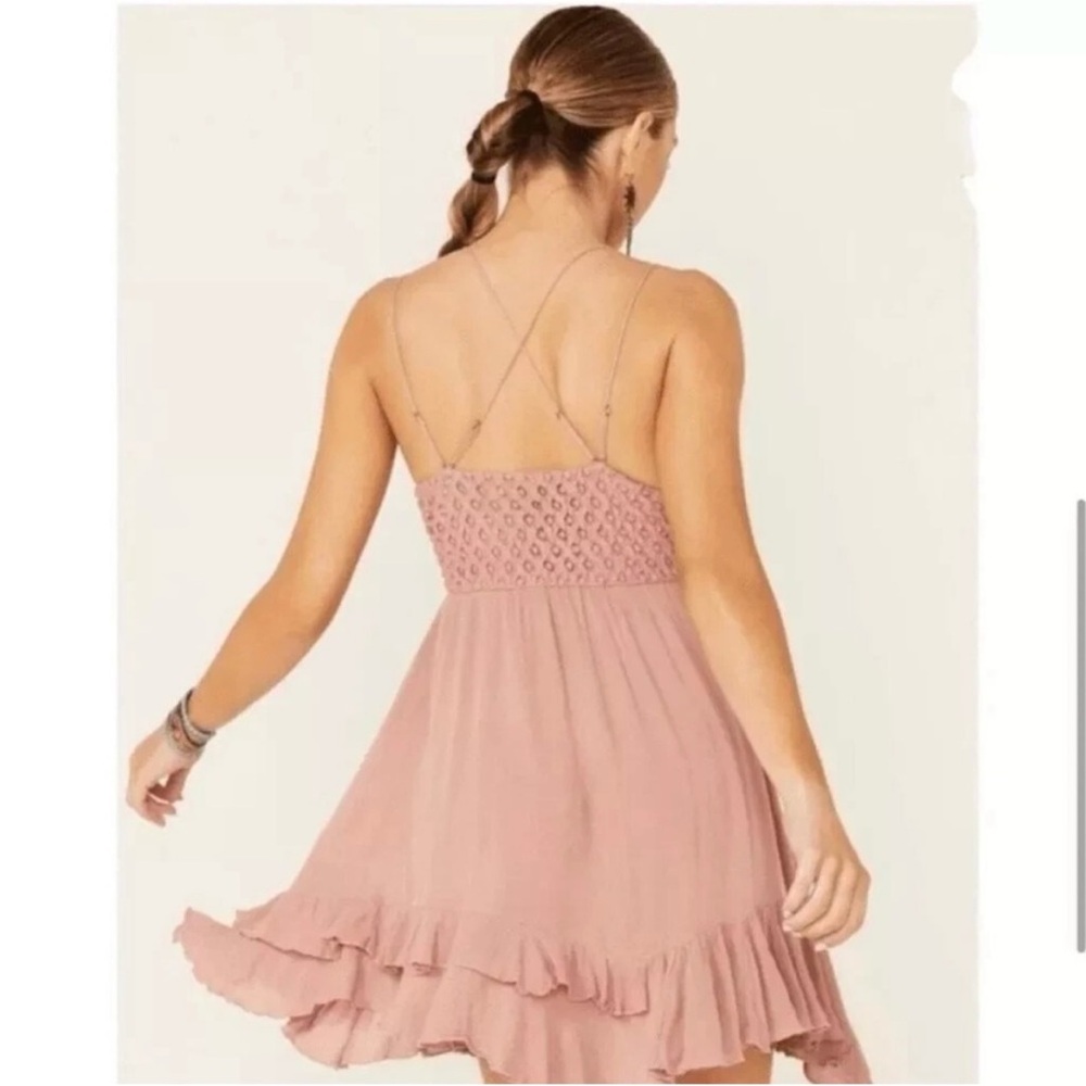NWT Free People Intimately Rose Adella Lace Dress Med - Picture 3 of 7